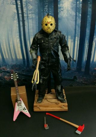 Custom 1/6 Jason Voorhees Friday The 13th Pt8 Figure And Accessories