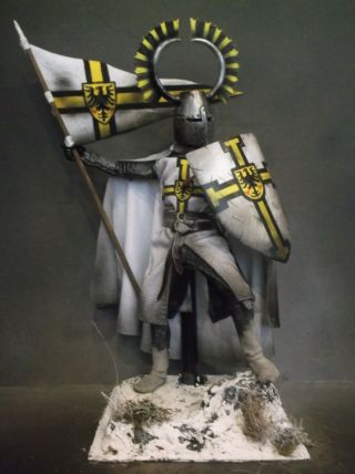 12 " Custom Teutonic Knight Grand Master,  Medieval Warrior 1/6 Figure Ignite