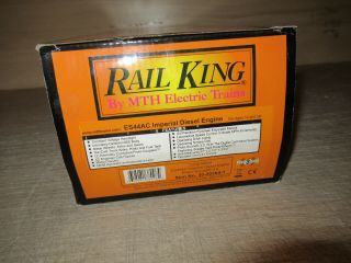 RAIL KING 30 - 20364 - 1 - LONG ISLAND ES44AC IMPERIAL DIESEL LOCOMOTIVE ENGINE,  BOX 3