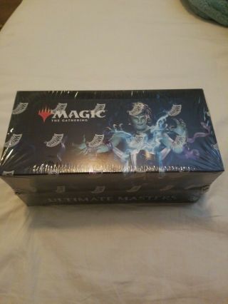 Magic The Gathering Ultimate Masters Booster Box Factory W/ Box Topper