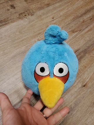 Angry Birds Plush With Sound Blue Bird Jay Commonwealth 2010 Euc Ships $0