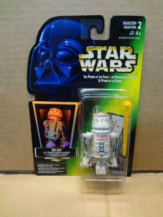 Potf2 R5 - D4 Hooked Latch N.  American Foreign Star Wars Power Force Canada Mex