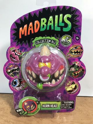 American Greetings Madballs Horn Head Foam Ball Mad Balls 2016
