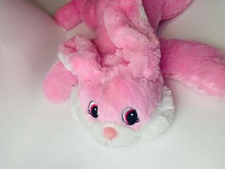 Dan Dee Pink/ White Bunny Rabbit 26” Long Laying Stuffed Plush 