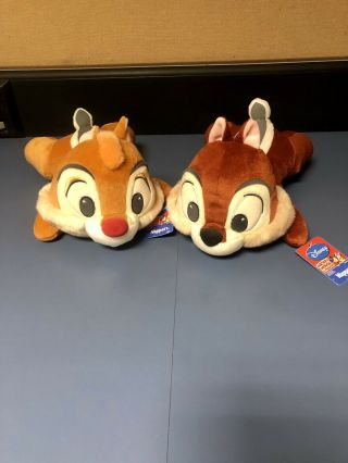 Disney Sega Chip And Dale Chipmunk 14 " Plush Stuffed Animal Toy Set Of 2 Rare