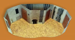 Prototype Mos Eisely Alley Playset For Hasbro Kenner Retro Star Wars Figures