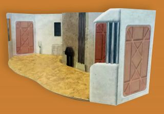 Prototype Mos Eisely Alley Playset for Hasbro Kenner Retro Star Wars Figures 3