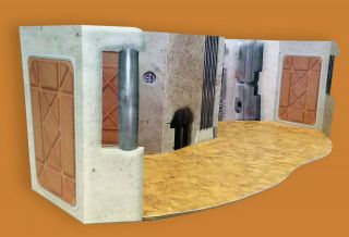 Prototype Mos Eisely Alley Playset for Hasbro Kenner Retro Star Wars Figures 4