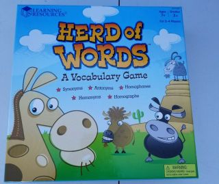 Learning Resources Herd Of Words Game A Vocabulary Game