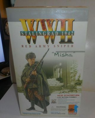 1/6 12 Inch Dragon Wwii Stalingrad 1942 " Misha " Red Army Sniper Figure Mib