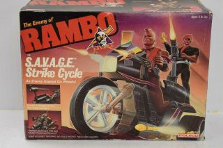 Rambo Action Figure S.  A.  V.  A.  G.  E.  Strike Cycle