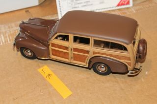 T78 Danbury 1941 Chevrolet Special Deluxe Station Wagon 1:24 Brown Title LE 7