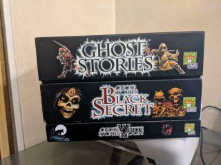 Ghost Stories White Moon Black Secret Board Game By Asmodee Unpunched Unplayed
