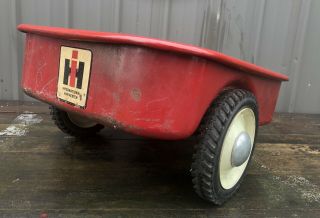 Vintage International Harvester Ih Pedal Tractor Trailer Wagon Ertl Eska Farm
