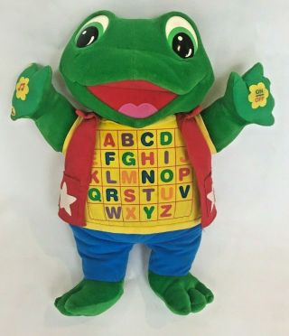 Leap Frog Plush Hug & Learn Baby Tad Singing And Music Toy Abc Learning Interact