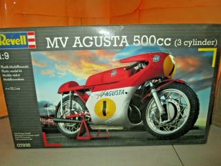Revell Mv Agusta 500cc 3 Cylinder Motorcycle Model Kit 07935 1:9 Scale