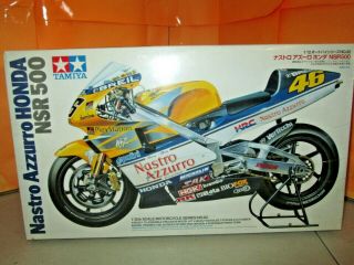 Tamiya Nastro Azzurro Honda Nsr 500 Motorcycle Model Kit 14082 1:12