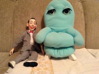 Matchbox Pee - Wee Herman - 17 " Pose - Able Doll Figure And Chair
