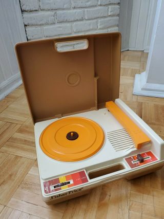 Vintage 1978 Fisher - Price Record Player