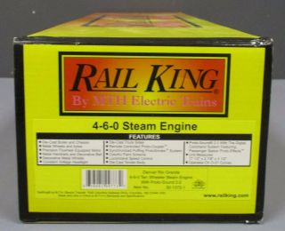 MTH 30 - 1372 - 1 Denver Rio Grande 4 - 6 - 0 Ten Wheeler Steam Engine w/Proto - Sound 2.  0 7