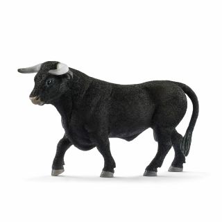 Schleich Farm World Black Bull Animal Figure