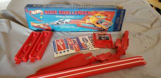 1980 Hot Wheels Dixie Challenger Spinout Playset W/ Stickers