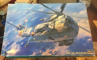 Hasegawa Sh3h Sea King Helicopter - Plastic Model Helicopter - 1/48 Scale 07201
