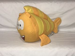 Nickelodeon Bubble Guppies 10” Mr.  Grouper Fish Plush Yellow