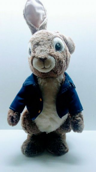Large Plush Peter Rabbit W/ Jacket By Dann Dee 26 " Including Ears Standing