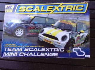 Scalextric C1320t Team Scalextric Mini Challenge 1:32 Scale Slot Car Race Set