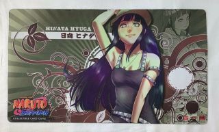 Official Bandai Naruto Ccg Hinata Hyuga Playmat Htf And