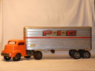 Smith Miller P.  I.  E.  - Pacific Intermountain Express Metal Truck And Trailer