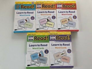 Your Baby Can Read Set Of 5 Sliding Word Card Bundles: Starter,  1,  2,  3,  Review