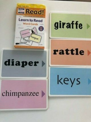 Your Baby Can Read Set of 5 Sliding Word Card bundles: Starter,  1,  2,  3,  Review 8