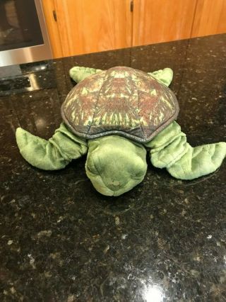 Green Sea Turtle Hand Puppet W/movable Head & Flippers Folkmanis