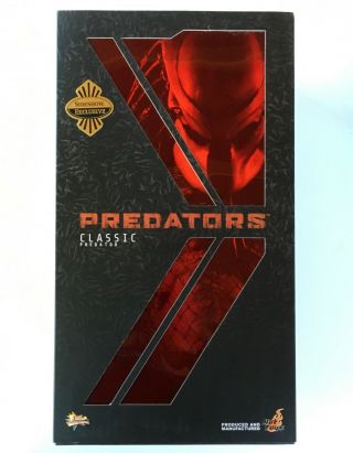 Hot Toys Predators Classic Predator 1:6 Mms 162 Special Exclusive Edition Mms162