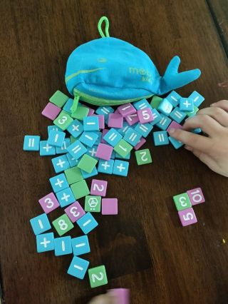 Mobi Kids Numerical Number Tile Game In Whale Pouch Math Teaching Learning