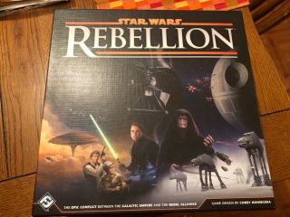 Star Wars Rebellion Board Game W/ Zen Bin Custom Organizer Trays (unplayed)