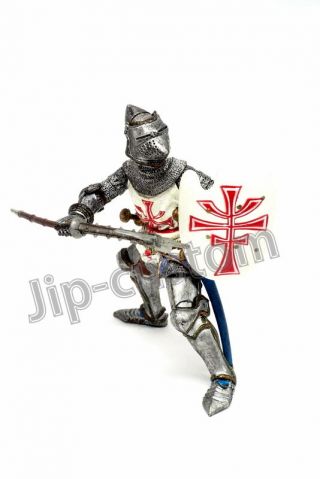 Papo Toys Prestige Teutonic 3.  5 " Knights Figure