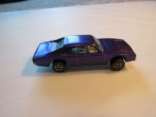 69 Custom Dodge Charger Purple Orig Cond Mopar Usa Redline Hot Wheels