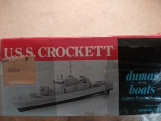 Dumas 51 " Uss Crocket Boat Kitstock No.  1218