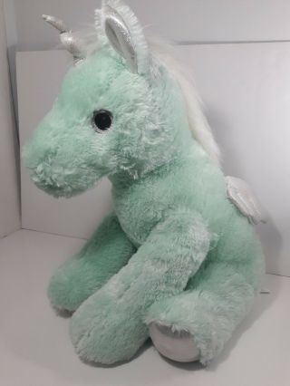 Green Unicorn Pegasus Jumbo Plush Stuffed 25 