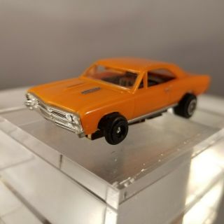 1967 Chevelle Fray Style Practice Aurora Chassis Car Ho Scale Slot Car T - Jet