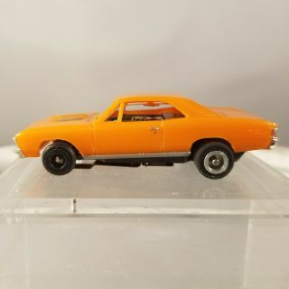 1967 Chevelle Fray Style Practice Aurora Chassis Car HO scale slot car T - jet 2