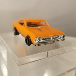 1967 Chevelle Fray Style Practice Aurora Chassis Car HO scale slot car T - jet 5