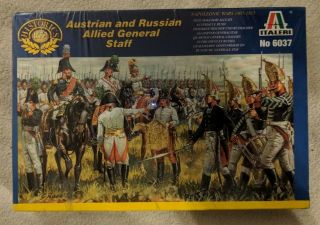 1/72 Plastic Italeri,  British & Prussian Allied General Staff,  Napoleonic Wars