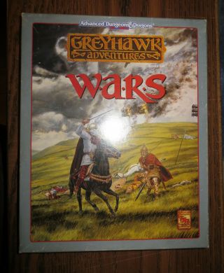 Greyhawk Wars Ad&d 2nd Ed Box Set Complete And Unpunched Tsr 1068 Freeship