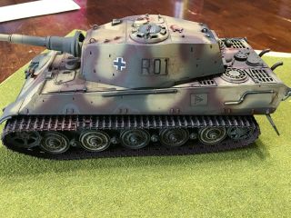 1/35 Scale Built German King Tiger Tank.