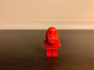 Authentic Lego Hobbit Lotr Red Prototype Gloin Dwarf Minifigure Beard Very Rare