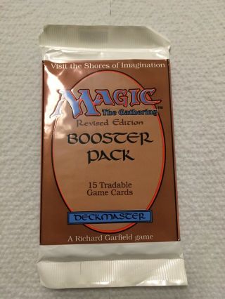 Mtg - Revised - Booster Pack X 1 Unsearched Oop,  Dual Land? 1/2
